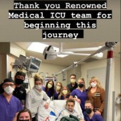 Jeremy Renner pays tribute to ICU team [Instagram]