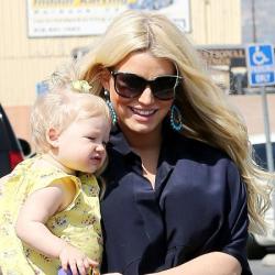 Jessica Simpson with daughter Maxwell