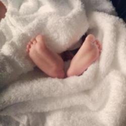 JJ's twitter picture of baby Princeton