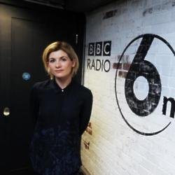 Jodie Whittaker at BBC Radio 6 studio