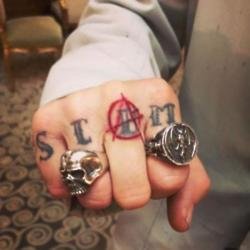 Johnny Depp's new tattoo (c) Instagram