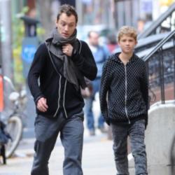 Jude Law with his son Rafferty