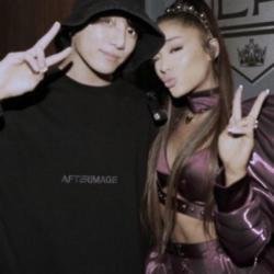 Jungkook and Ariana Grande via Instagram (c)