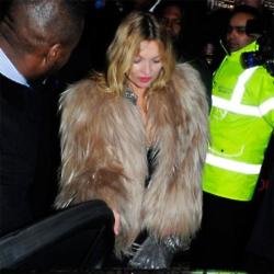 Kate Moss leaving Prince's gig at Ronnie Scott's