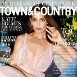 Katie Holmes on the cover of Town and Country magazine