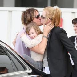 Nicole Kidman and Keith Urban with daughter Sunday