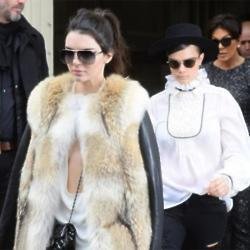 Kendall Jenner and Cara Delevingne at Paris Fashion Week
