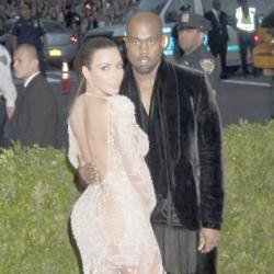 Kanye West and Kim Kardashian West 