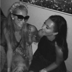 Kim Kardashian and Paris Hilton (c) Kim Kardashian Instagram 