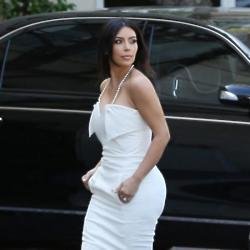 Kim Kardashian heads to her bridal shower