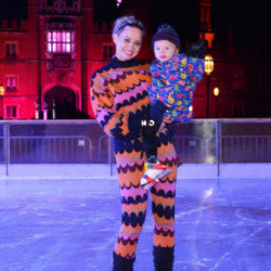 Kimberly Wyatt at Hampton Court Palace ice rink