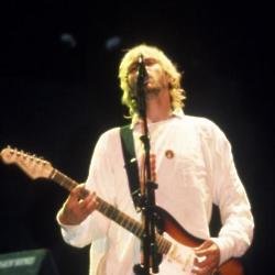 Kurt Cobain at Reading Festival in 1992 