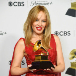 Kylie Minogue won her second-ever Grammy Award