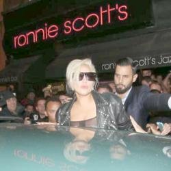 Lady Gaga leaving Ronnie Scott's Jazz Club