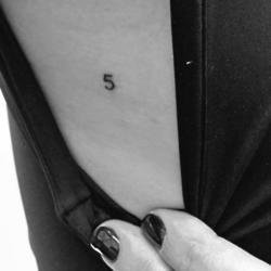 Lea Michele's tattoo tribute (c) Instagram 