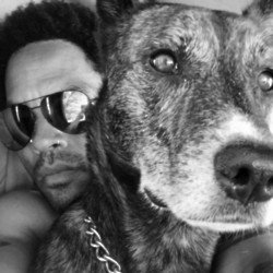 Lenny Kravitz and Leroy Brown (c) Instagram