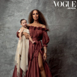 Leona Lewis has posed with her daughter Carmel for Vogue Arabia