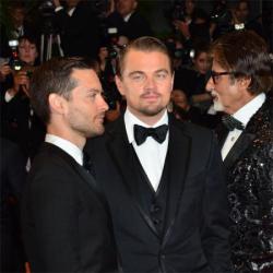 Leonardo DiCaprio and Tobey Maguire at The Great Gatsby premiere in Cannes