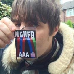 Liam Gallagher with AAA pass