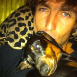 Liam Gallagher with Ruby via Twitter (c)