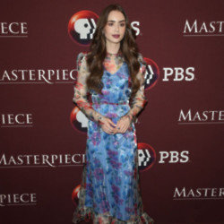 Lily Collins met royalty as a child