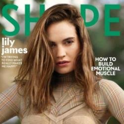 Lily James for Shape magazine