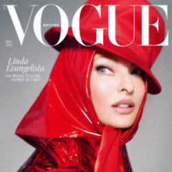 Linda Evangelista for British Vogue [Steven Meisel]