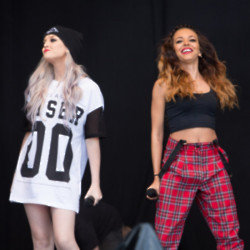 Little Mix performing at T in the Park in 2013