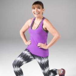 Lorraine Kelly at the Amazon.co.uk fitness class for 'Brand New You' fitness DVD