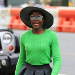 Lupita Nyong'o loves wearing green