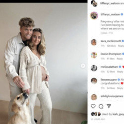 Made in Chelsea star Tiffany Watson and her footballer husband Cameron McGeehan are expecting their first child together - Instagram