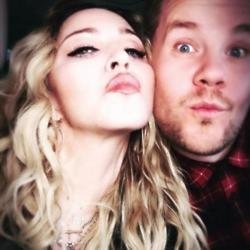 Madonna and James Corden (c) Instagram