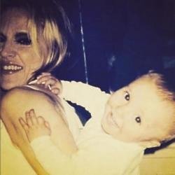 Madonna and Rocco as a baby (c) Instagram