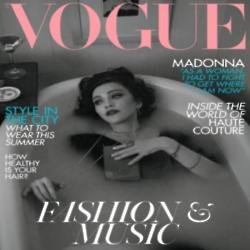 Madonna on the cover of British Vogue 