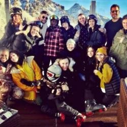 Madonna's ski holiday [Instagram]