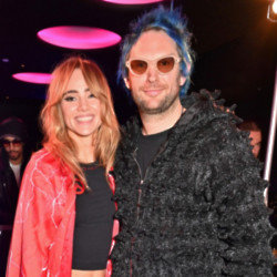 Marc Jacques Burton and Suki Waterhouse at the Overwatch 2 collaboration launch