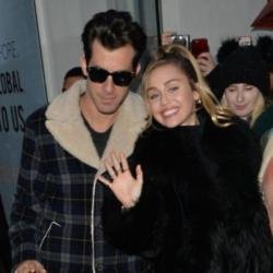 Mark Ronson and Miley Cyrus 