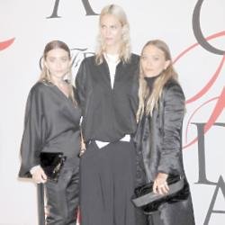 Mary-Kate and Ashley Olsen with Aymeline Valade at the CFDA Fashion Awards