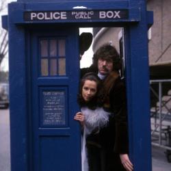 Tom Baker as the Fourth Doctor