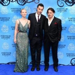Mia with Sacha and Johnny at the Alice Through The Looking Glass premiere