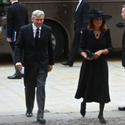 Michael and Carole Middleton are among the mourners at Queen Elizabeth's funeral