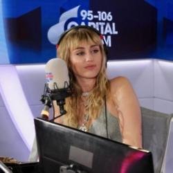 Miley Cyrus at Capital FM