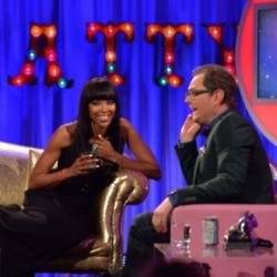 Naomi Campbell and Alan Carr on Chatty Man