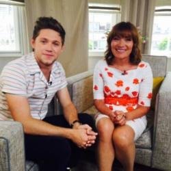 Niall Horan and Lorraine Kelly