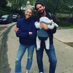Nick Cordero and Amanda Kloots with their son Elvis [Instagram]