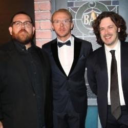 Nick Frost with Simon Pegg