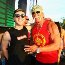 Hulk Hogan with son Nick