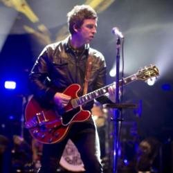 Noel Gallagher performing at the Royal Albert Hall