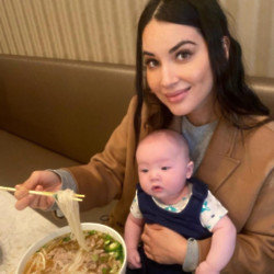 Olivia Munn and John Mulaney took their son out for his first meal in a restaurant