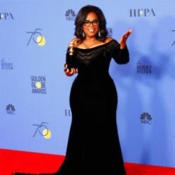 Oprah Winfrey at the Golden Globes